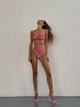 Комплект нижньої білизни з сердцяии SM2271rr Simply sexy рожевий M - зображення 2