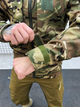 Зимова тактична куртка Softshell з підкладкою Omni-Heat та липучками під шеврони Multicam L - зображення 6