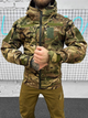 Зимова тактична куртка Softshell з підкладкою Omni-Heat та липучками під шеврони Multicam L - зображення 9