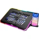 Подставка - охлаждающий кулер для ноутбука HOCO DH19 Cool RGB notebook cooling stand черная - изображение 2