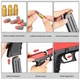 Пістолет дитячий іграшковий GLOCK із безпечними кулями, фірмовим глушником і поролоновими патронами - зображення 8