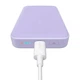 Павербанк с беспроводной зарядкой Qi 15W Baseus Magnetic Mini 10000mAh 20W 2в1 QC3.0+PD3.0 (PPCX110105) Purple - зображення 9