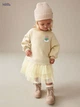 Детское платье для девочки с фатином Little Maven арт.1934 122 см Бежевый - изображение 1