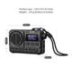Портативний FM радіоприймач / Bluetooth-колонка з акумулятором MLOVE цифровий LED дисплей MP3-плеєр USB-рекордер - зображення 3