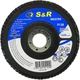 Круг зачистной лепестковый S&R Meister 125x22.2 мм зернистость 120 дерево / сталь 5 шт. (136125120-SET) - изображение 2