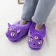 Тапочки Кигурми игрушки Kigurumi Аниме Кошка Сейлор Мун Домашние Плюшевые Мужские Фиолетовый 36-43 (М753039) - изображение 4