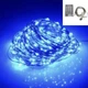 Гірлянда світлодіодна на батарейках нитка з USB 10 метрів 100LED Синій - зображення 3