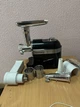 Электрическая мясорубка Rainberg RB-2270 3800вт черная 3 в 1 соковыжималка овощерезка шатковница - изображение 2