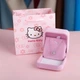 Серебристая подвеска Hello Kitty на шею (цепочка Hello Kitty) 44 см. с шкатулкой и подарочным пакетом - изображение 1