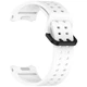 Ремінець Deexe Sport Loop для Samsung Galaxy Watch 4 / 5 / 6 / 7 / FE (40mm) - White - зображення 3