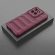 Силіконовий (TPU) чохол Deexe Terra Case для Motorola Edge 50 Neo / Edge 60 Neo - Wine Red - зображення 3