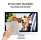 Микрофибра накладка NP для ноутбука салфетка для очистки экрана ноутбука Aplle Ipad Iphone MacBook 1 шт Серый - изображение 2