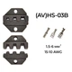 Матрица (AV)HS-03B 1.5-6 мм.кв 15-10 AWG для кримпера серии HS [AHS-03B] TACTIX - изображение 4