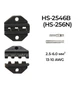Матриця HS-2546B(256N) 2.5-6 мм.кв 13-10 AWG для кримпера серії HS [AHS-2546B] TACTIX - зображення 4