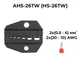 Матриця (AV)HS-26TW 2x0.5-6 мм.кв 2х20-10 AWG для кримпера серії HS [AHS-26TW] TACTIX - зображення 4
