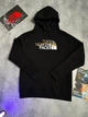 Худи унисекс с рисунком логотип в огне the north face размер M черного цвета - изображение 1