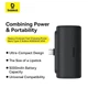 Повербанк Type-C Baseus Compact Built-In Type-C Connector 5000mAh 20W чорний (P10068306113-00) - зображення 7