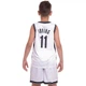 Форма баскетбольная детская NBA клуб Brooklyn Nets 11 3578 (3578_Белый-черный_S) - изображение 2