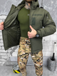 Зимова тактична куртка з утеплювачем та підкладкою Omni-Heat Softshell Olive XL - зображення 3