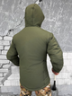 Зимова тактична куртка з утеплювачем та підкладкою Omni-Heat Softshell Olive XL - зображення 8