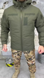 Зимова тактична куртка з утеплювачем та підкладкою Omni-Heat Softshell Olive XL - зображення 10