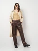 Куртка женская Zara 1608/137 S Коричневая (01608137704021) - изображение 7