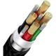 Кабель USB + USB Type-C > USB Type-C + Lightning + microUSB Baseus Flash Series Ⅱ Two-for-three Charging Cable 100W 1.2 m (CASS030103) Black - зображення 4