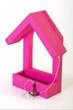 Кормушка для птиц на окно House_for_birds "Балкон" розовая - изображение 3