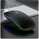 Беспроводная мышь Bluetooth 5.2/2.4Ghz USB, подсветка RGB, аккумулятор, Черный - изображение 2