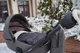 Конверт зимний Baby Comfort удлиненный в коляску/сани плащевка черный - изображение 5