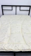 Одеяло полуторное 140х210 IDEIA Wool classic овечья шерсть зимнее цвет молочный - изображение 6