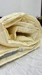 Одеяло полуторное 140х210 IDEIA Wool classic овечья шерсть зимнее цвет молочный - изображение 7
