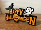Декоративна вивіска “Happy Halloween” для святкування Геловіну (PrintWiz Studio) - зображення 1