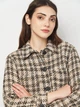 Куртка женская Zara 8678/169 M Коричневая (08678169088034) - изображение 4