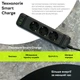 Сетевой фильтр-удлинитель RZTK Power Strip Pro 3 + 2 USB-A + USB-С (PD20W) Black 2 м - изображение 6