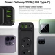 Сетевой фильтр-удлинитель RZTK Power Strip Pro 3 + 2 USB-A + USB-С (PD20W) Black 2 м - изображение 7