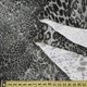 Коттон деним стрейч с флоковым рисунком леопард серый ш.150 (18435.001) - изображение 2