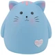 Скарбничка Kite Blue Cat Пластикова 15х13х13 см Блакитна (K24-498-5) - зображення 1
