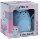 Скарбничка Kite Blue Cat Пластикова 15х13х13 см Блакитна (K24-498-5) - зображення 2
