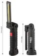 Ліхтар Neo Tools 2 в 1, USB, 1200мАч, 3.7 Li-ion, 3Вт, 200 люмен, LEDCOB - зображення 5