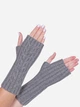 Митенки женские вязаные Malisa Гарсия 10-5026-LT-163 One Size Серые - изображение 1