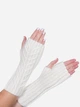 Митенки женские вязаные Malisa Гарсия 10-5026-LT-12 One Size Белые - изображение 1