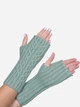 Митенки женские вязаные Malisa Гарсия 10-5026-LT-3 One Size Аквамарин - изображение 1
