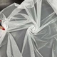 Сетка тюль белая с бусинами с утяжелителем, ш.300 (30722.002) - изображение 1