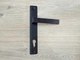 Дверна ручка Qwadro 90 мм вузька планка (Чорна) - зображення 3