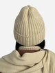 Шапка женская ARTKNIT Sofia Wool 38234 54-58 Светло-бежевая (4823093419346) - изображение 3