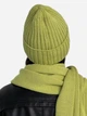 Шапка женская ARTKNIT Sofia Wool 38232 54-58 Зеленая (4823093419360) - изображение 3