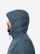 Пуховик мужской Jack Wolfskin Ather Down Hoody M 1207671_C0412 2XL Синий (4064886342841) - изображение 5