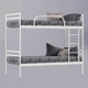 Двухъярусная кровать Метакам Comfort Duo металлическая 190x90 Бежевый - изображение 2