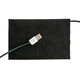 Электрогрелка Трио Черная 15х10 см от USB, войлочная электрическая грелка (1010476-Black) - изображение 4